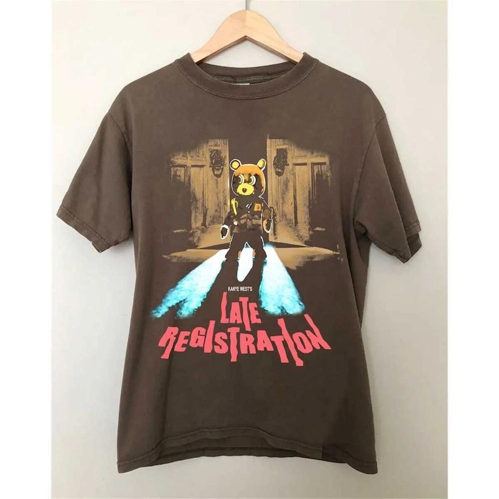 Reprint Kanye West Late Registration 2006 Dark Chocolate T shirt Unisex S5XL Unisex T-Shirt