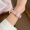 Two-tone Lychee Leather Bracelet For Apple Watch Band S11/10/9/8/7/6/Ultra iWatch Strap 49/46/45/44/42/41/40/38mm Slim Stylish