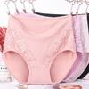 Female Autumn High Waist Big Size Breathable New Thread Briefs Underwear