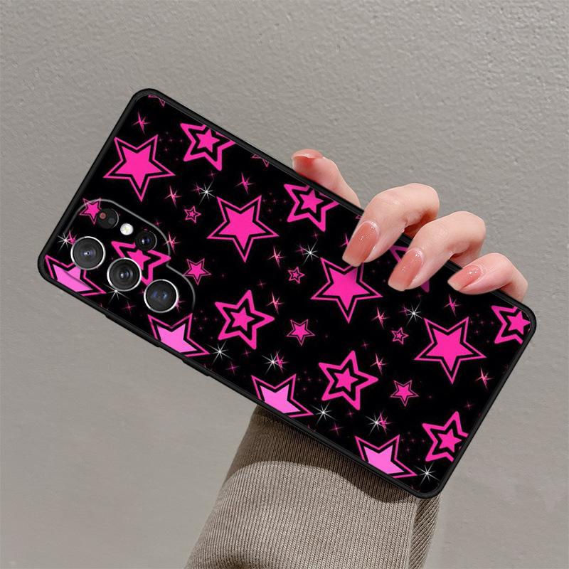 Y2k Star Element Phone Case For Samsung Galaxy S25 S23 S30 S21 S20 FE S24 S22 Ultra Note 10 20 Plus Silicone Cover lite