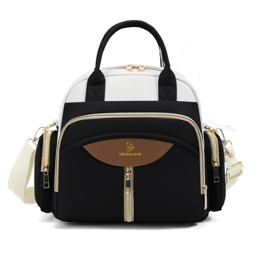 Сумка-тоут для мамы Оксфорд Многофункциональный рюкзак Сумки через плечо для детских подгузников Сумка-холодильник для детских бутылочек на открытом воздухе Женский портативный рюкзак для коляски