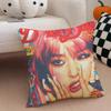 singer charismatic SSeulgi KKang Seulgi Cushion Cover Throw Pillow Cover Hidden Button Durable Polyester Chair Cushion