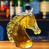 Whisky Decanter Horse Head Creative Handmade Drink Dispenser with Stopper for Anniversary