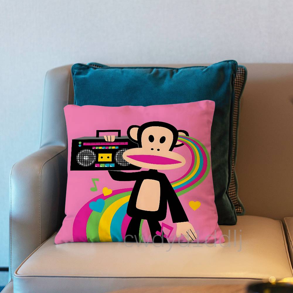 PPaul Monkey FFrank Pillow Case Cover Square Sofa With For Pattern Comfortable Cushion suitable Of Room