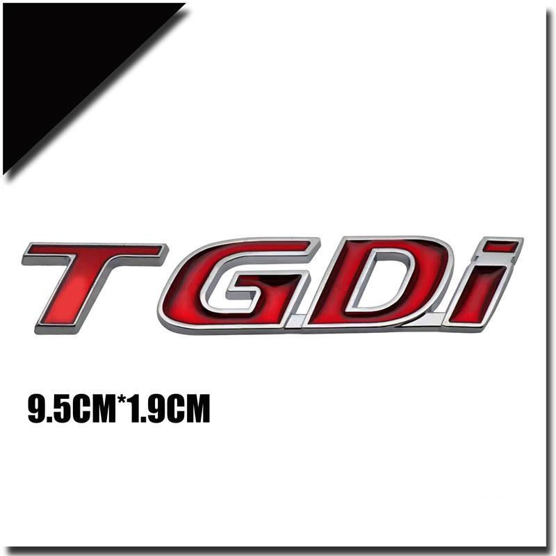 3D Металлическая наклейка на багажник автомобиля T GDI для ix25 Tucson Shengda Модифицированный высококлассный значок