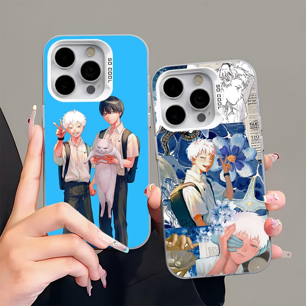 The Summer Hikaru Died Phone Case For iPhone 16,15,14,13,12,11,Pro,Max,Plus,Mini,XS,SE Anti Fall Gray White Matte Hard Bumper