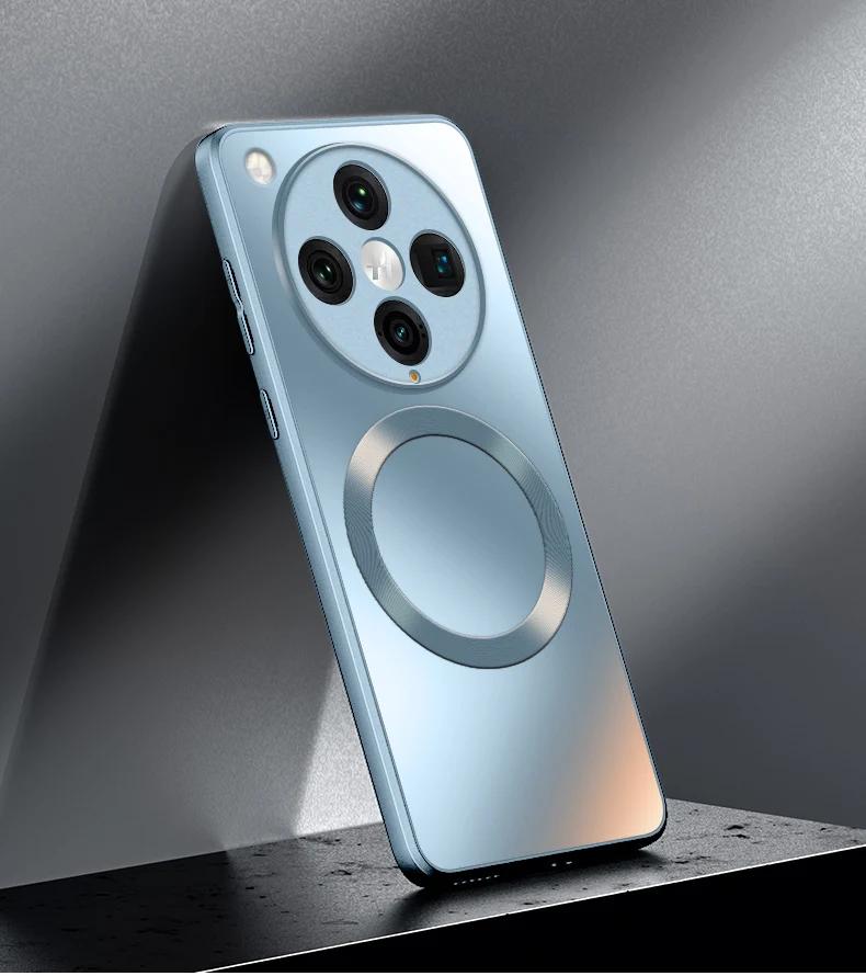 Для OPPO Find X8 Pro X7 Ultra X6 X5 Pro Беспроводная зарядка Magsafe Защитный противоударный матовый жесткий бампер из ПК для OPPO A97 A96 A93 A92S