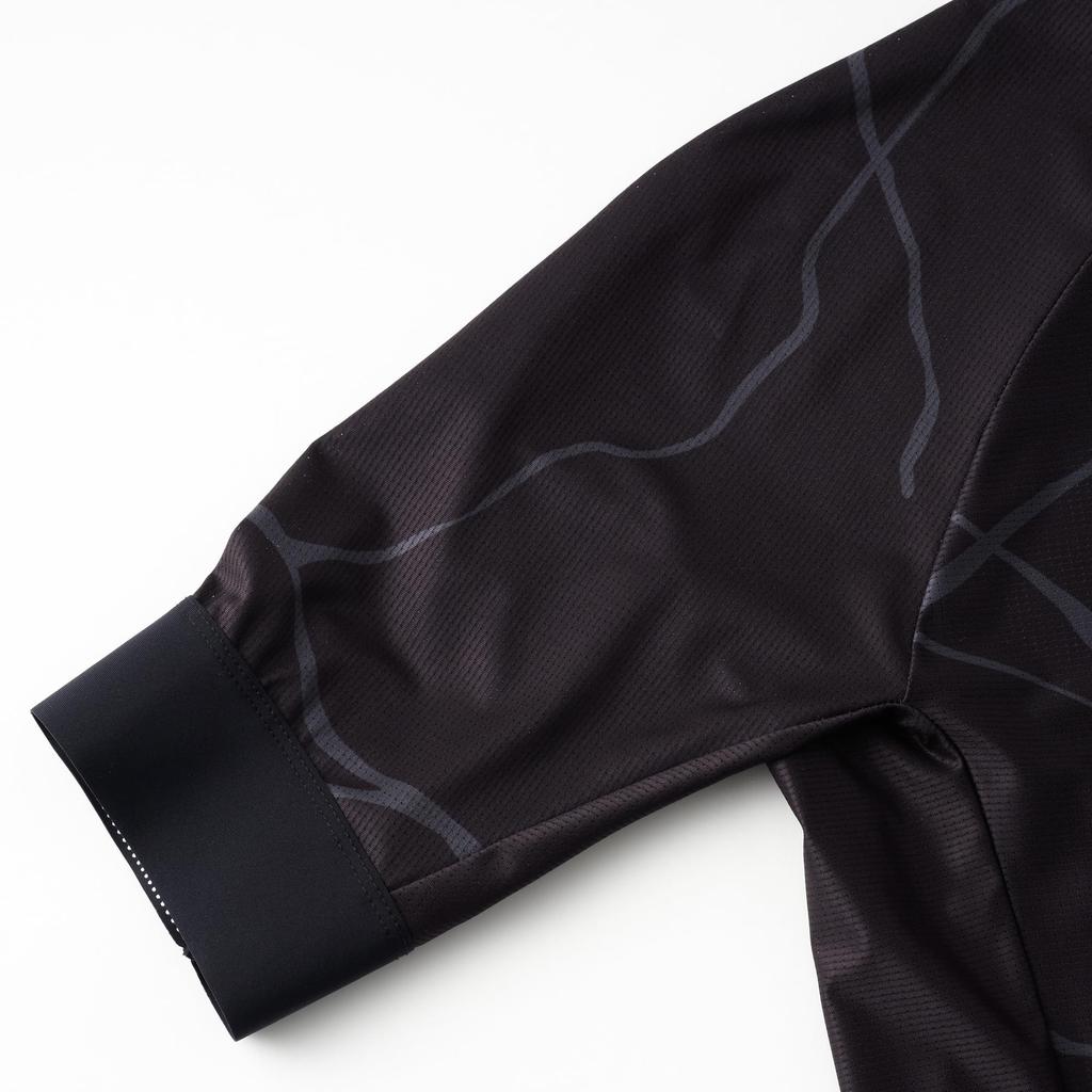 Kapelmuur Cycling Short Sleeve Jersey, Competition Short Sleeve Jersey, Black, Size S