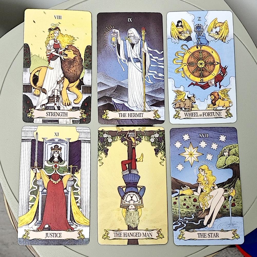 Секретная Зеркальная Колода Таро 78 шт. Красочные Карты Таро, основанные на системе Райдера-Уэйта 10,3*6см