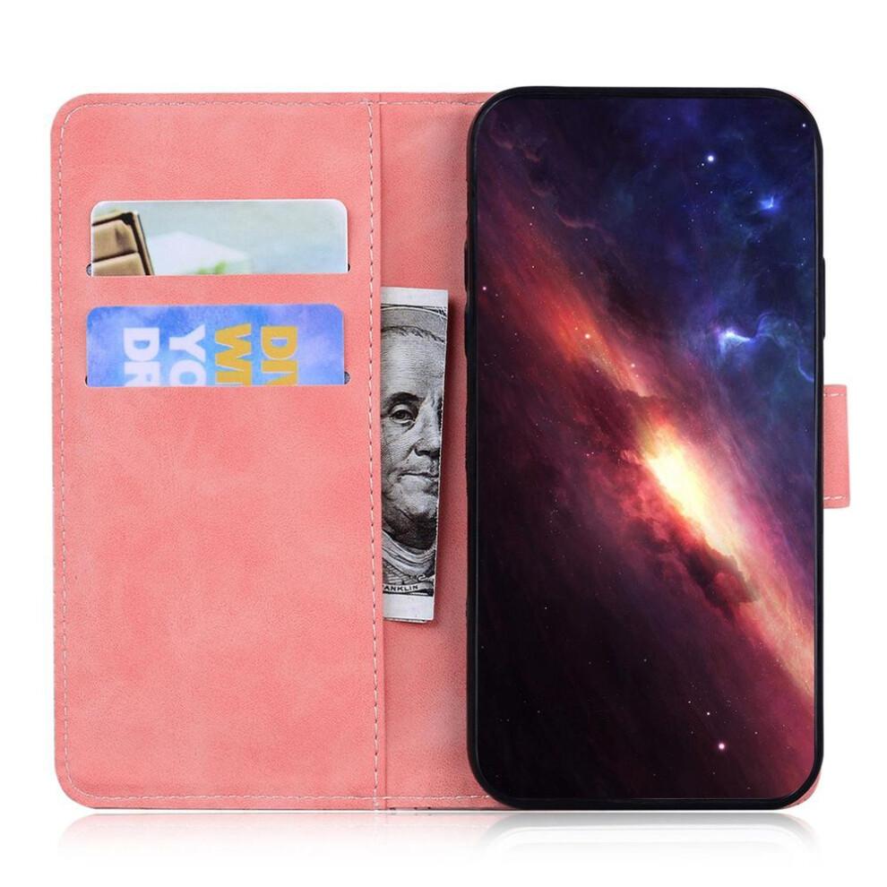 (pink, Samsung Galaxy A06) Solid Color Skin Leather Phone Wallet Case Book Stand Slot Magnetic Shockproof Flip Cover Bag