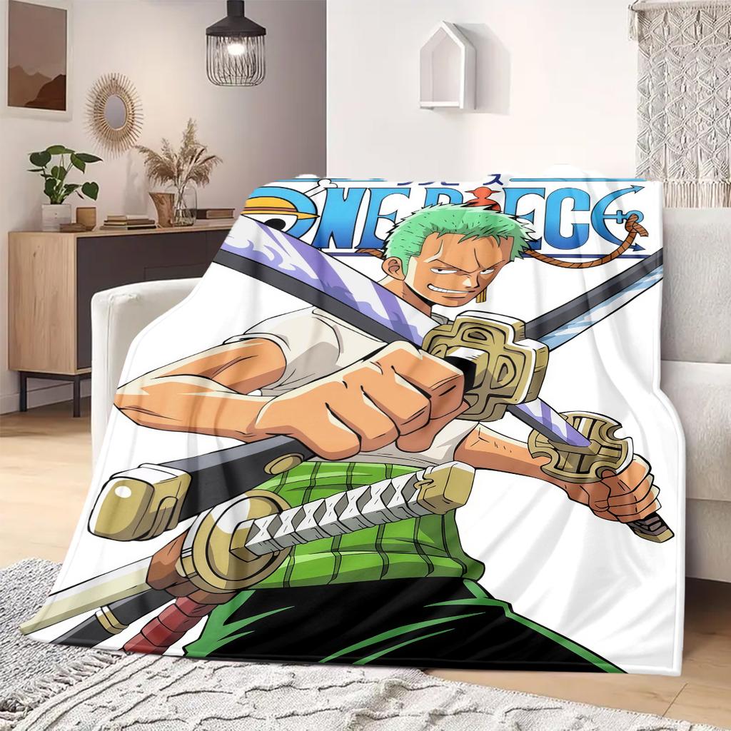 Roronoa Zoro Print Blanket Warm Comfortable Flannel Blanket Suitable for Bedrooms,Sofas, Beds,Chairs,Travel 127