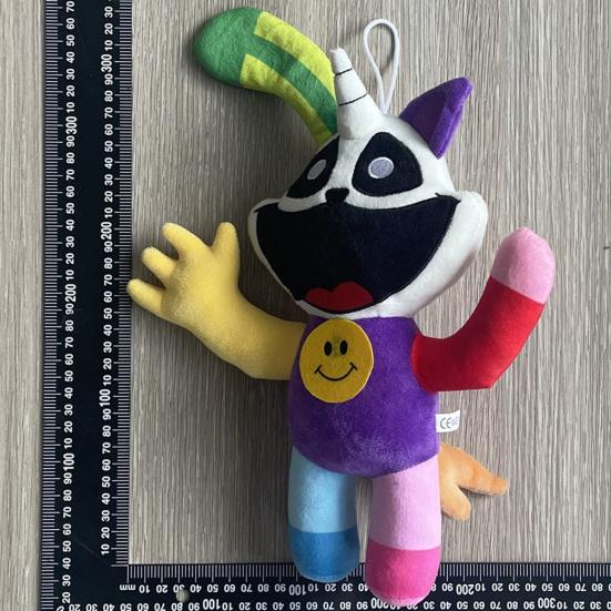 Страшный фиолетовый кот, улыбающаяся плюшевая игрушка, мягкая подушка с большим ртом, мягкая пушистая кошачья плюшевая игрушка, уникальный плюшевый кот для любителей игр, детей