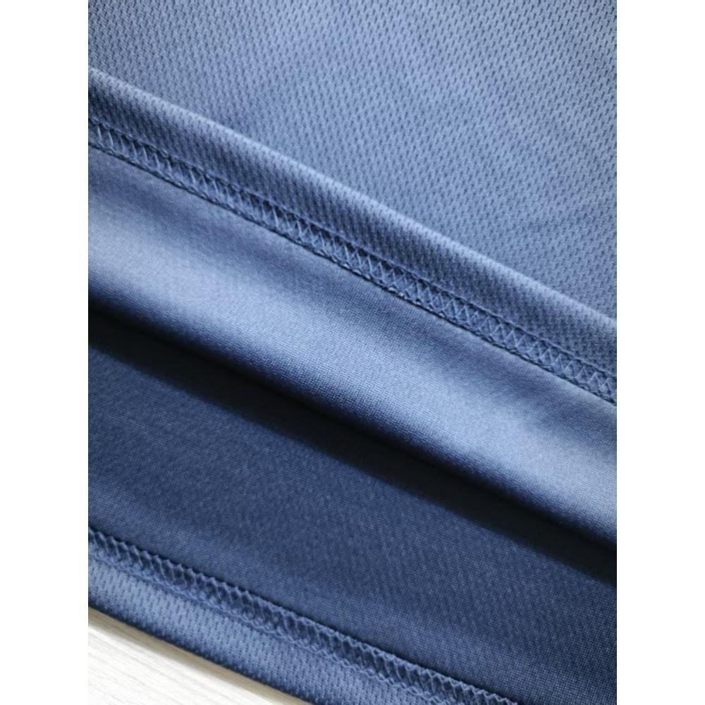 Летняя сетчатая спортивная быстросохнущая дышащая футболка с короткими рукавами для мужчин № 3 из полиэстерового материала с принтом