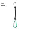 Camping Camping Carabiner Portable Fishing Lanyards Spring Elastic Rope Anti-lost Phone Keychain