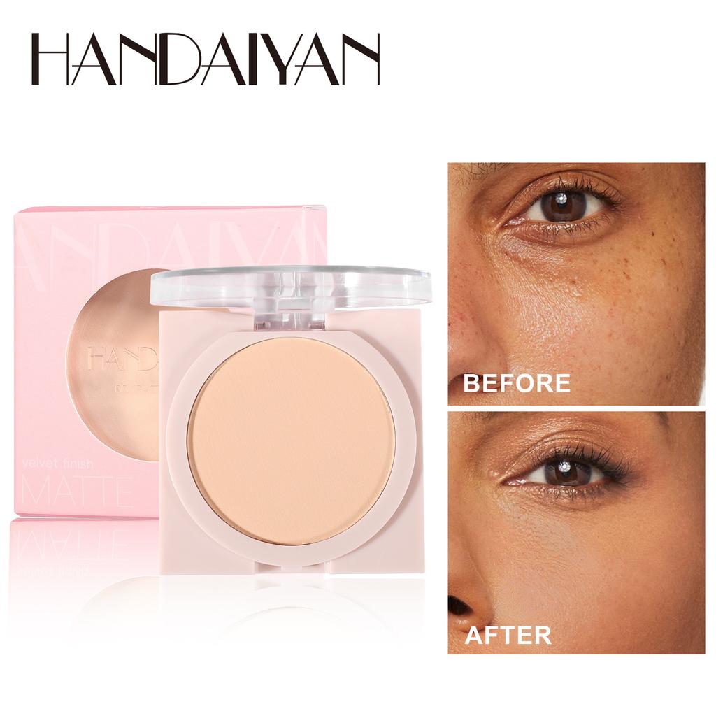 Oil Control Finishing Powder Light Breathable Hide Pores Waterproof Sweat-proof Wet and Dry Matte Powder Face Makeup