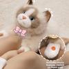 Voiced Realistic Cat Doll Soft Simulated Kitten Model Cute Simulation Cat Plush Toys  Kids