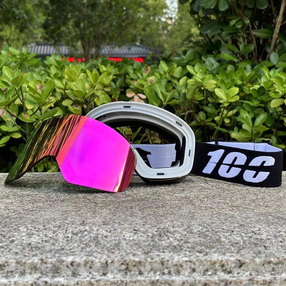 Новые магнитные горнолыжные очки с быстрой сменой линз, защитой от запотевания и UV400, очки для сноуборда, профессиональные двухслойные линзы, горнолыжные очки для мужчин и женщин