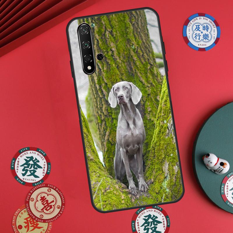 Чехол для телефона Huawei Nova 12s 7i 8i 11i 12i Y73 Y70 Y90 Y60 Y72 Y61 Y91 9 10 SE P30 Pro P40 Lite с изображением собаки Веймаранер
