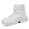 Women's Winter Boots Outdoor Anti-Slip Warm Plush Lined Cotton Shoes Casual Lace-Up Sports Shoes Men