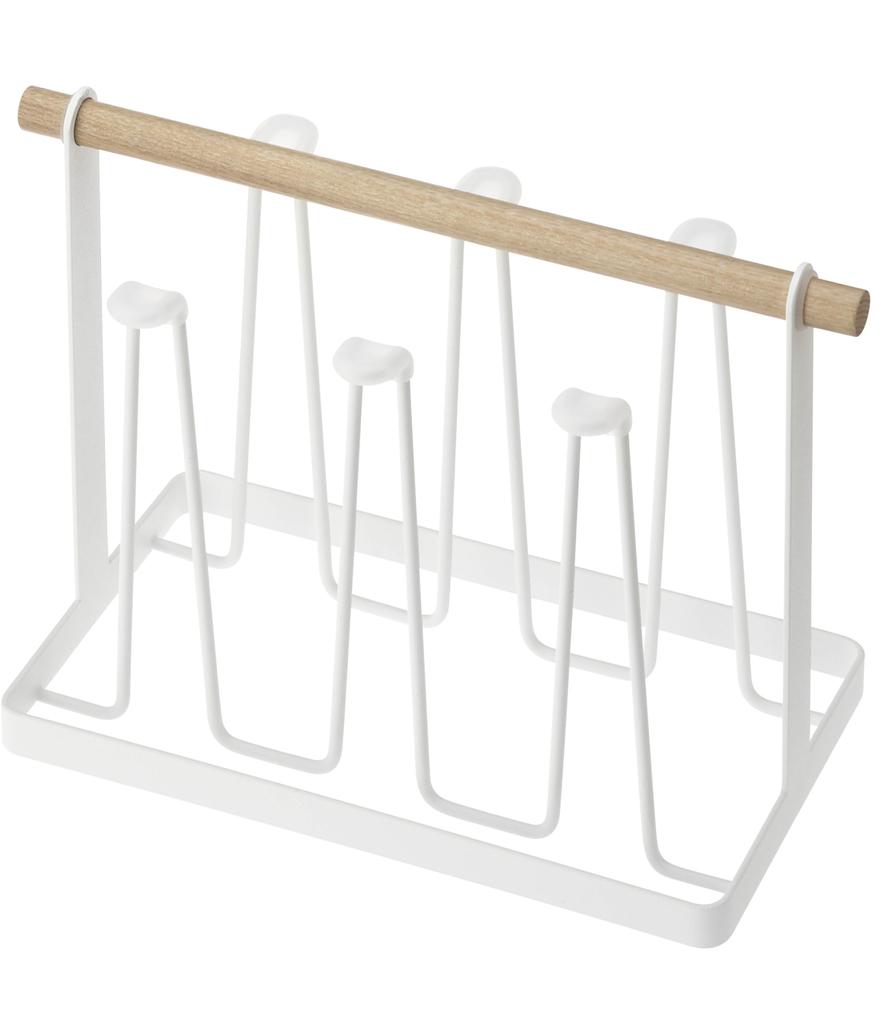 Yamazaki Glass W26 x D13 x 7826 Stand, White, Approx. H19cm, Tosca,