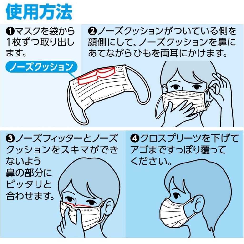 Hakugen Earth Comfort Guard Pro Regular 30 с носовыми подушечками для тщательного прилегания, Стандарт JIS, Широкие ушные петли для нетканых масок для облегчения симптомов сенной лихорадки, Размер,