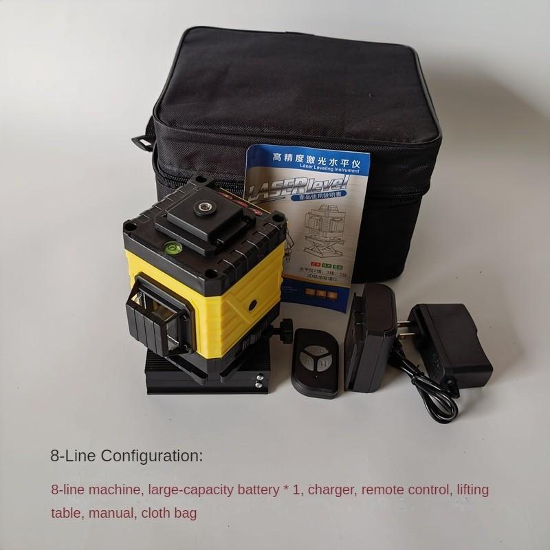 8/12/16 Line New Green Light Laser Level 360° Horizontal and Vertical Cross Measuring Tool High Precision Infrared Automatic Level