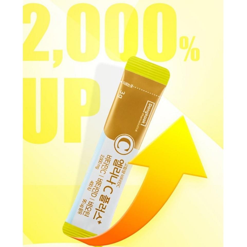 [Dongkook Pharmaceutical] Elina C Plus High-Concentration Premium Pharmacy Vitamin C Vitamin D3 Biotin(1Unit 30sticks)