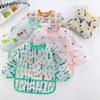 Baby Kids Toddler Long Sleeve Waterproof Art Smock Feeding Bib Apron Pocket