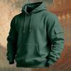 Men's Solid Color Sweatshirt Hoodie Men's Sports Large Size Casual Sweatshirt