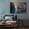 WCIC New Sunshine Mountain And Water Color Art Cloth Home Background Wall Decoration Painting Hanging Painting