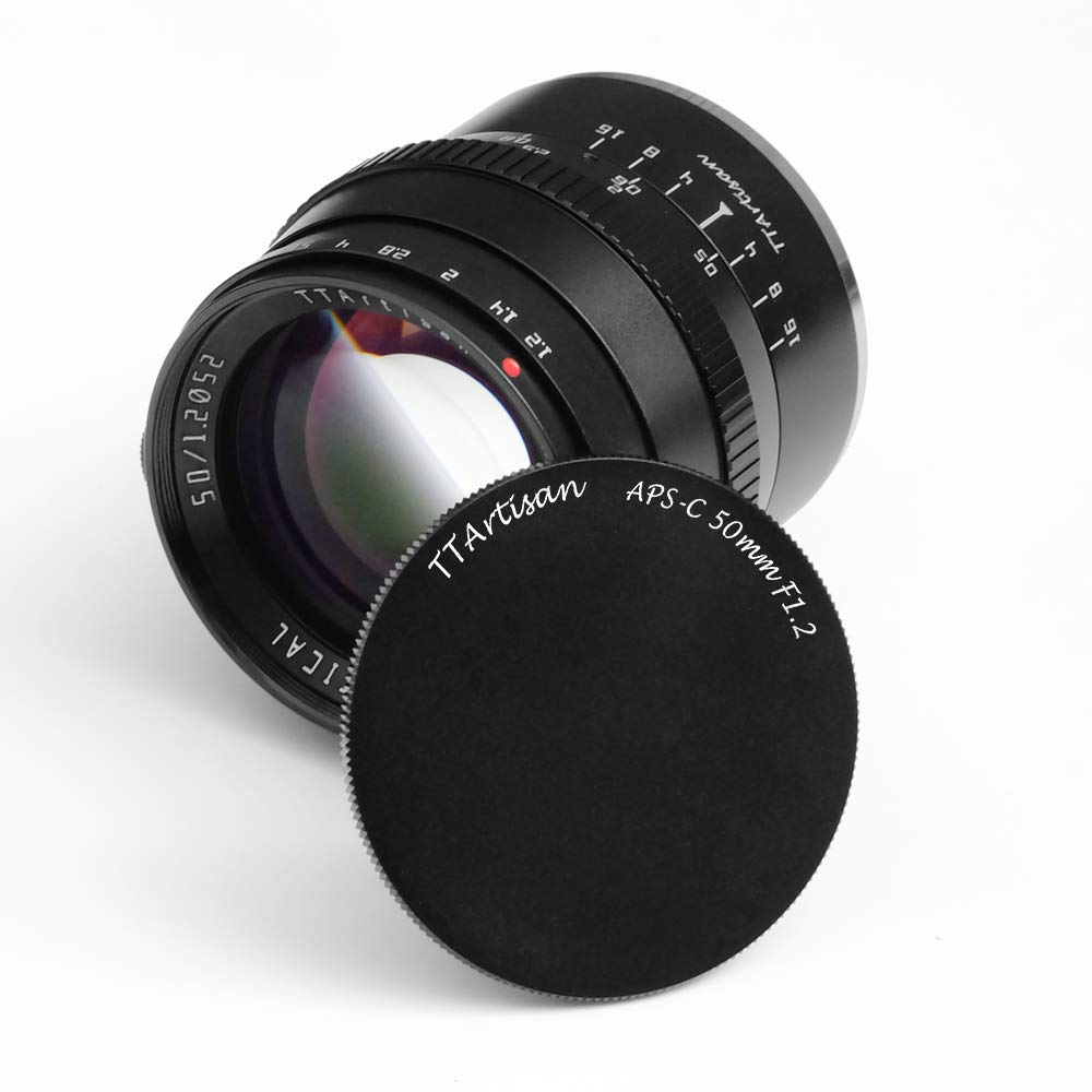 Meisho Optical TTartisan 50mm Large Aperture Manual Focus Prime Lens for Fujifilm Cameras F1.2 APS-C X-mount