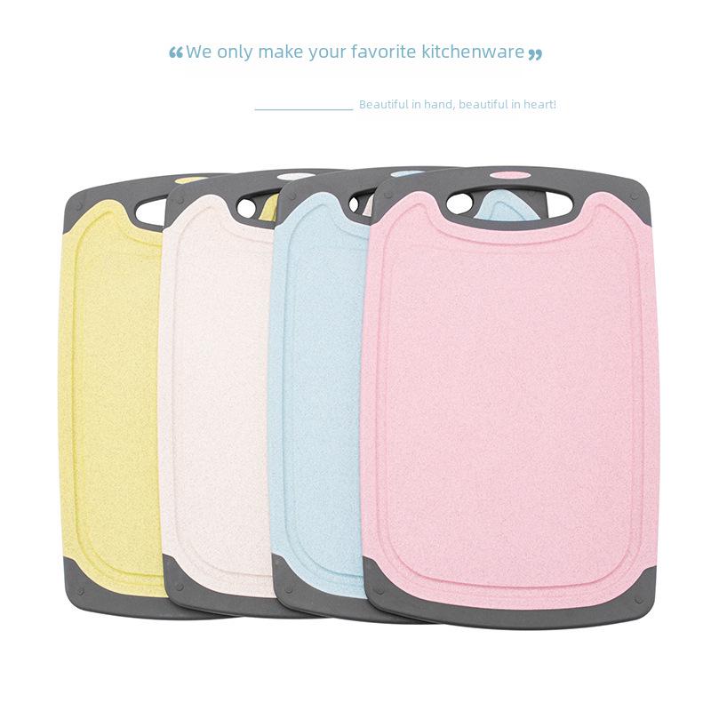 Разделочная доска из пшеничной соломы из толстого пластика для дома и приготовления детского питания