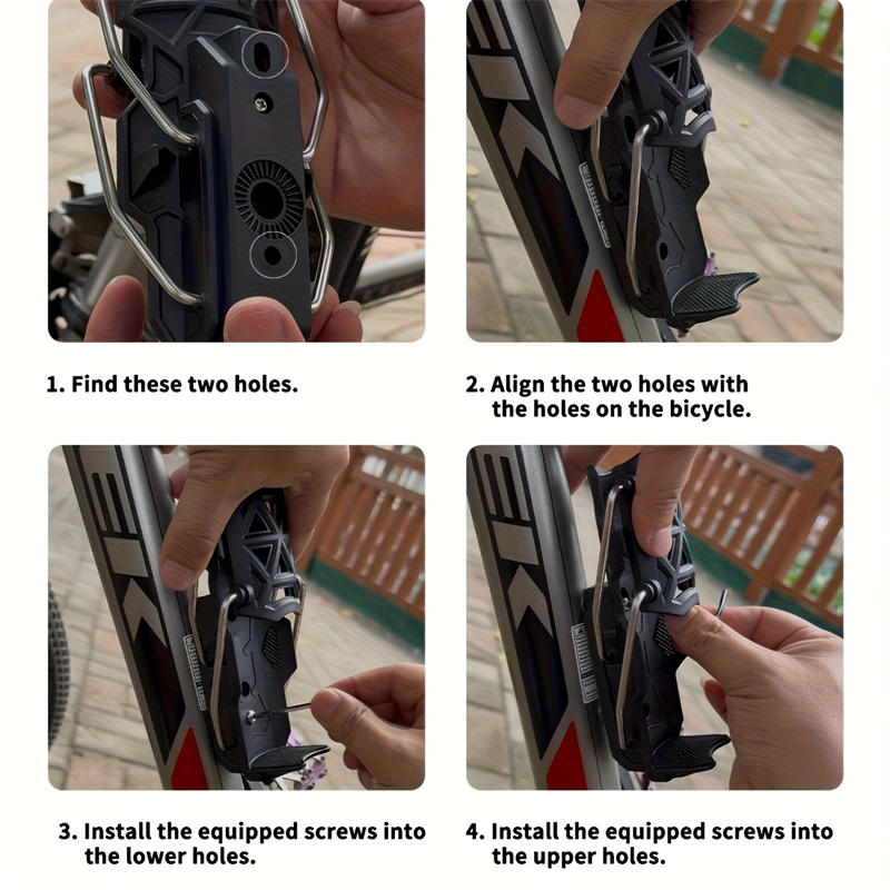 1PC Bike Motorcycle Handlebar Cup Holder 360 Degree Adjustable Cage for Water Bottle MTB Road Cycling ADV Motorbike Mount