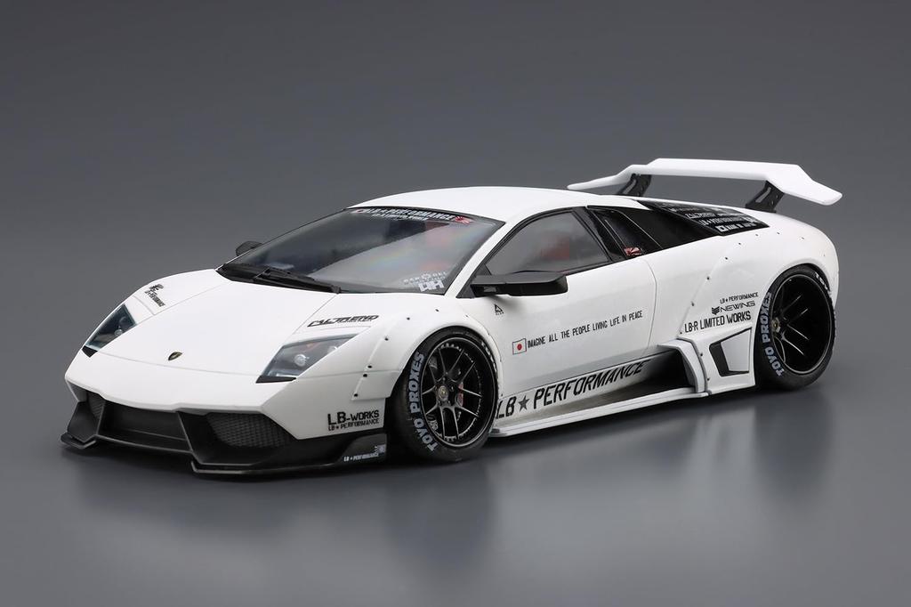 Aoshima Bunka Kyozai Liberty Walk LB Works Lamborghini Murcielago Пластиковый Модельный Комплект ООО. (АОСИМА) 1/24 Вер.1