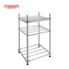 JingQingFu Полка для хранения из нержавеющей стали для ванной и кухни
