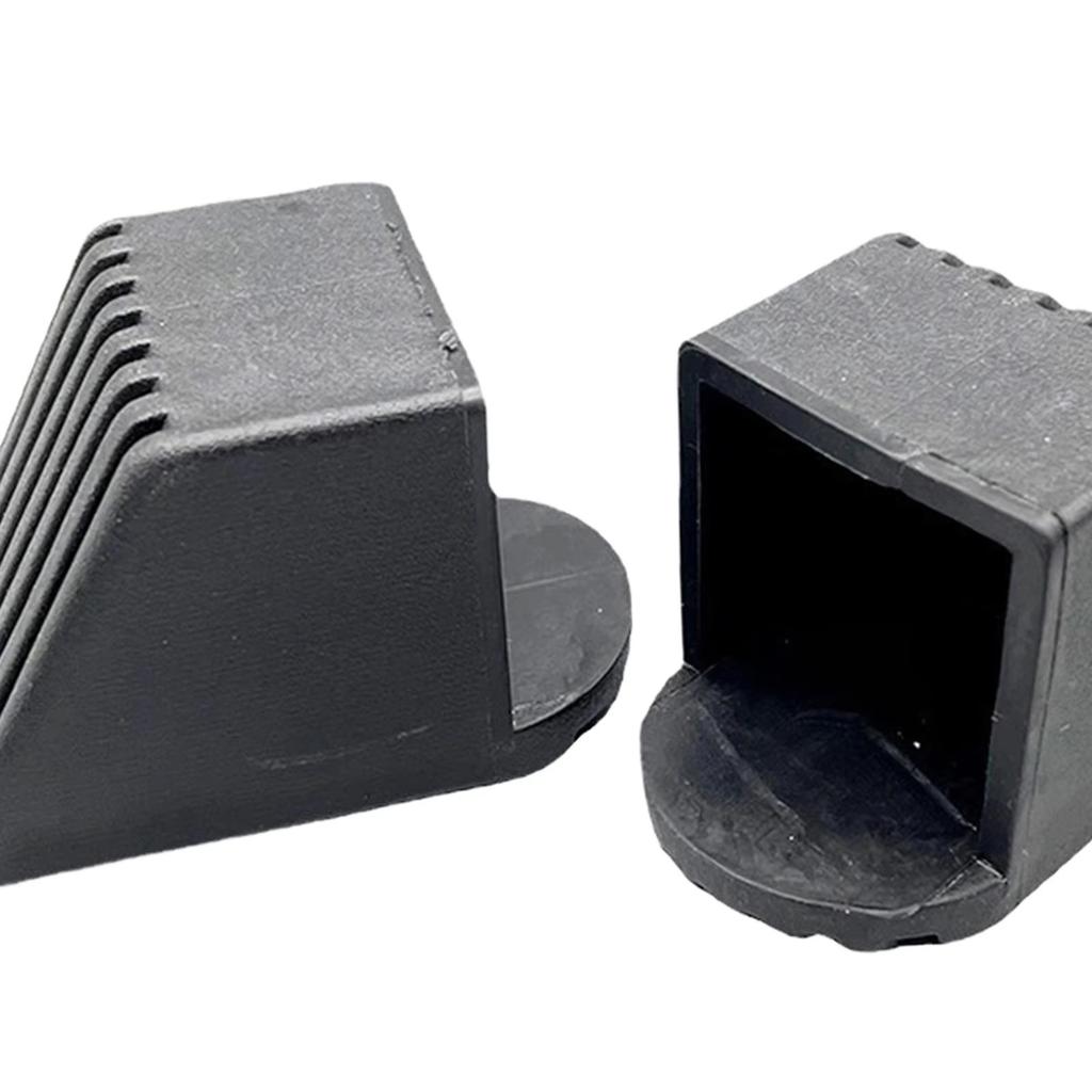 4Pcs Square Tubing Plastic Plugs Fitness Equipment End Caps Floor Protectors Replacement End Cover Easy To Install