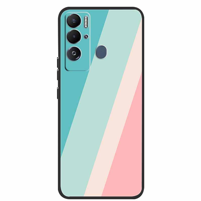 For Tecno Pova Neo Case Cartoon Soft Silicone Back Cover Phone Case for Tecno Pova Neo Bumper Coque LE6 Shockproof PovaNeo Funda