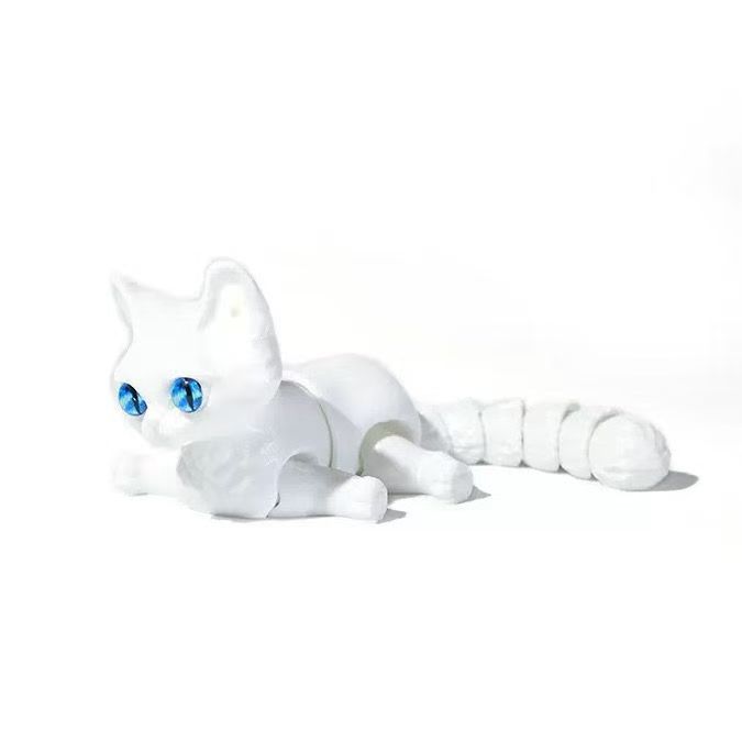 НОВЫЙ 3D-печатный кот с множеством подвижных суставов для домашнего декора, украшения стола, детских подарков, фигурка