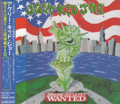 CD UGLY KID JOE Americas Least Wanted PHCR1176 MERCURY 1992 Япония Рок Б/у