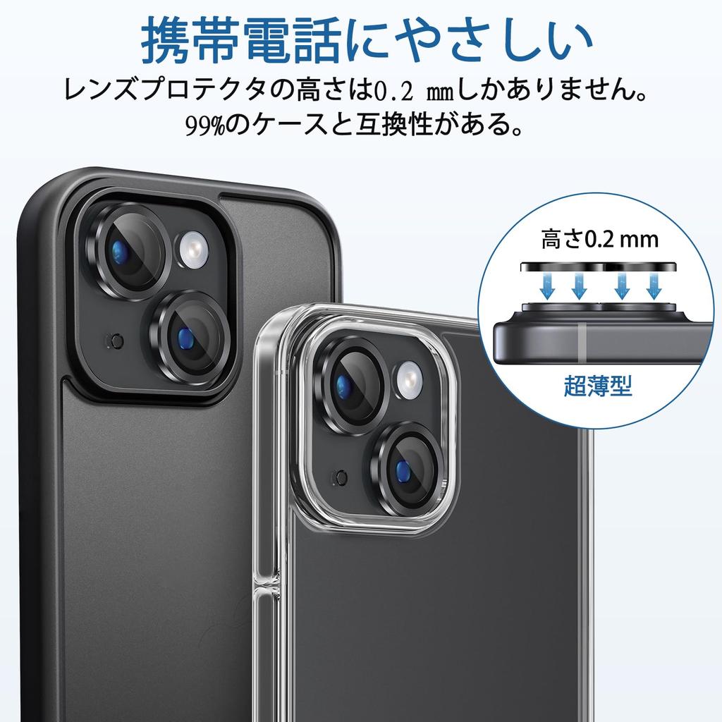 Uneawit Camera Film Camera Protection for iPhone 15 15 Plus Lens Cover Camera Cover Lens Protection Cover Camera Protection Film Aerospace Materials