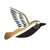 4Pcs Wall Decor Colorful Flying Bird Wall Stickers Self-Adhesive Waterproof Hummingbird