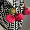 Soft And Cuddly Cherry Plush Keychain Perfect For Couples Backpack Accessories