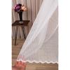 1/2 Sparse Please New Season Double Striped Pattern Ironing Lounge Kitchen Tulle Curtain