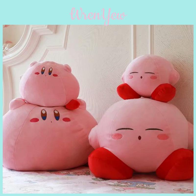 Очаровательная большая плюшевая кукла Kirby Adventure, идеально подходящая для детского подарка и домашнего декора