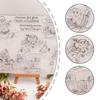 Christmas Snowman Clear Stamps for Christmas Card Making, Scrapbooking Decorative Stampers Background Silicone Stamps