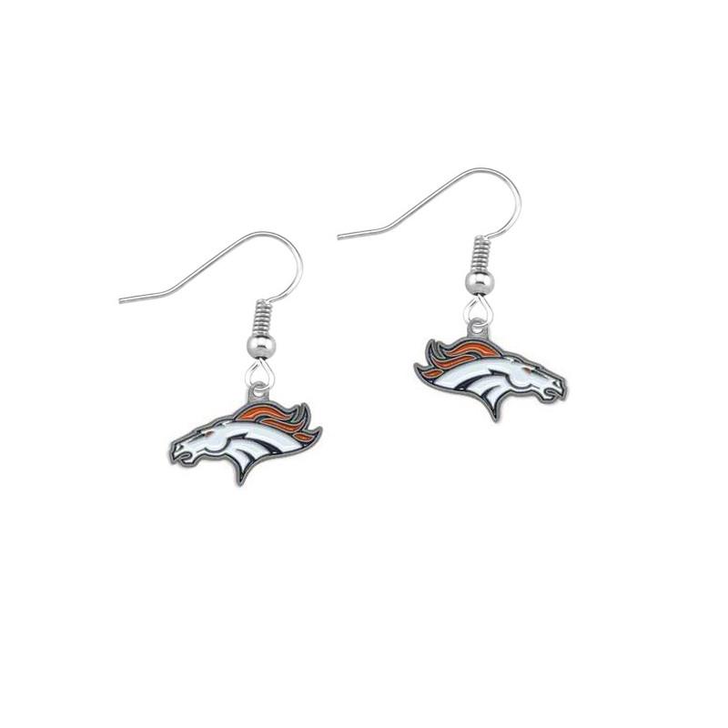 Steelers Heart Pendant Earrings With Crystals For Football Fans Women Jewelry