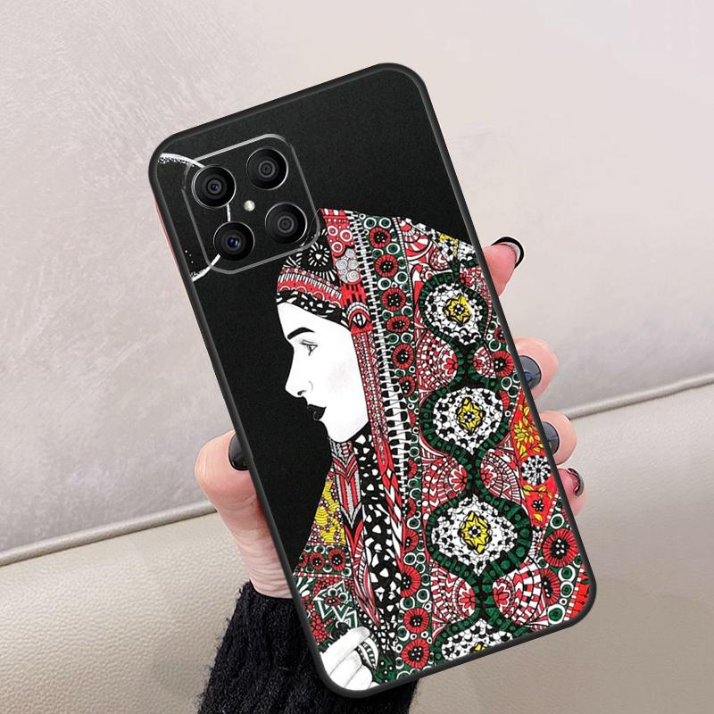 Мусульманская Исламская Арабская Девушка Хиджаб Для Honor Magic 8 6 7 Pro Чехол Для Honor 400 Lite 200 50 70 90 X8c X8b X9a X9b X9c X9d Win RT