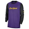Мужская футболка с длинным рукавом Los Angeles Lakers NBA Dri-Fit Pregame Comfort Letter FZ0098-504