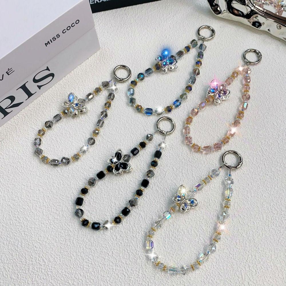 Luxury Wrist Short Hanging Rope Women Fashion Phone Lanyard Phone Case Keychain Bag Accessories
