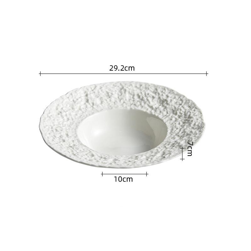 Molecular Cuisine Ceramic Dinner Plates Soup Basin Cooking Dishes Home Kitchen Cutlery Pasta Steak Plate Snack Dessert Tray